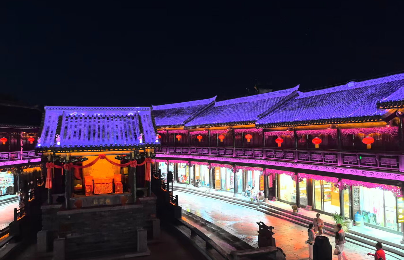 台儿庄古城夜间演艺