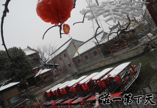 台儿庄古城雪景二