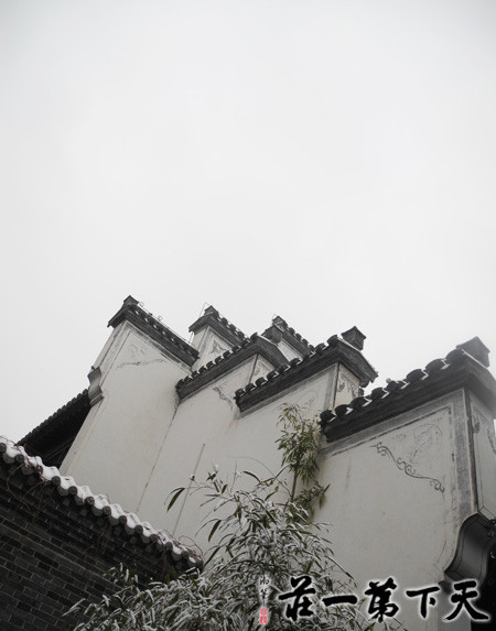 台儿庄古城雪景九