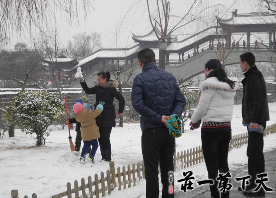 台儿庄古城雪景六