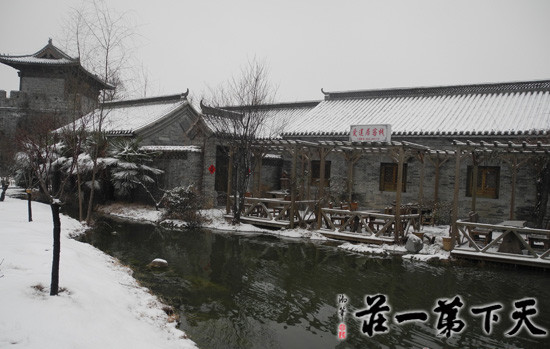 台儿庄古城雪景七