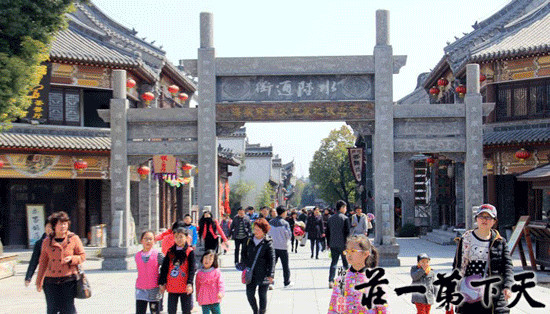 2019年枣庄旅游春暖花开的台儿庄古城