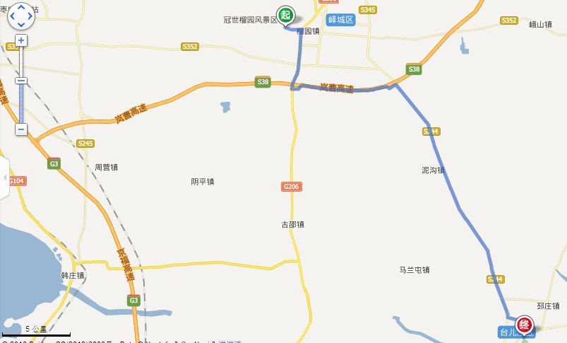 枣庄旅行社整理冠石榴园到台儿庄古城