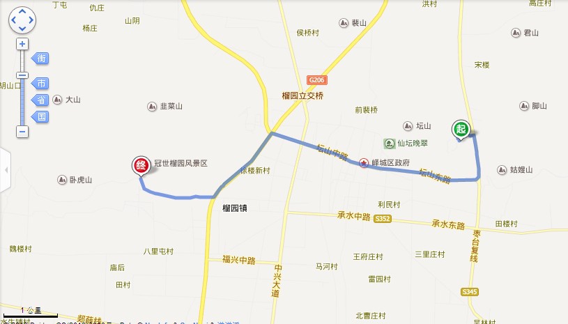枣庄旅行社整理仙坛山温泉小镇到冠石榴园